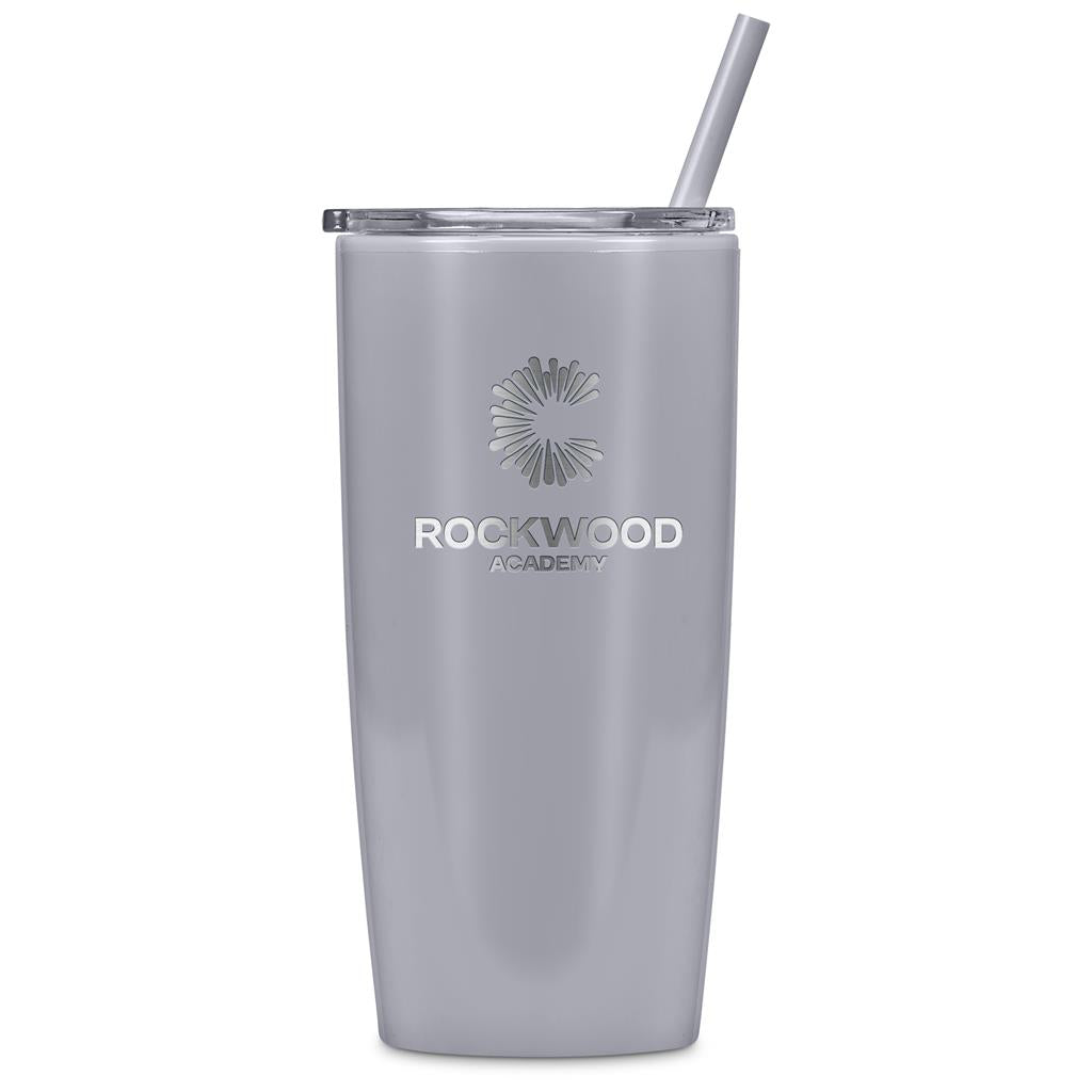 Altitude Daytona Plastic 2-in-1 Double-Wall Tumbler & Straw - 600ml