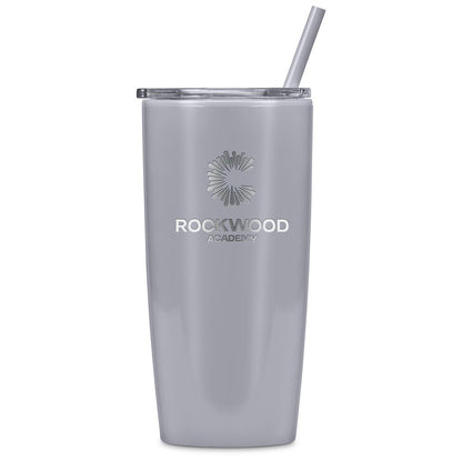 Altitude Daytona Plastic 2-in-1 Double-Wall Tumbler & Straw - 600ml
