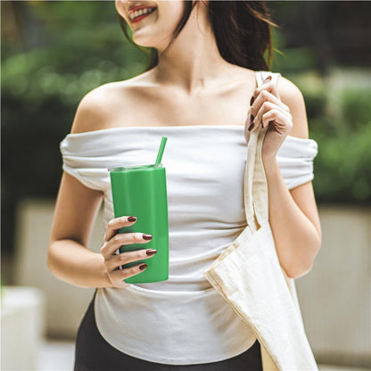 Altitude Daytona Plastic 2-in-1 Double-Wall Tumbler & Straw - 600ml