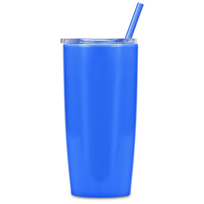Altitude Daytona Plastic 2-in-1 Double-Wall Tumbler & Straw - 600ml