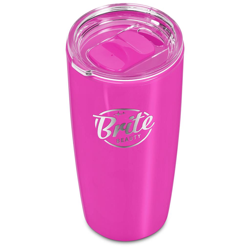 Altitude Daytona Plastic 2-in-1 Double-Wall Tumbler & Straw - 600ml