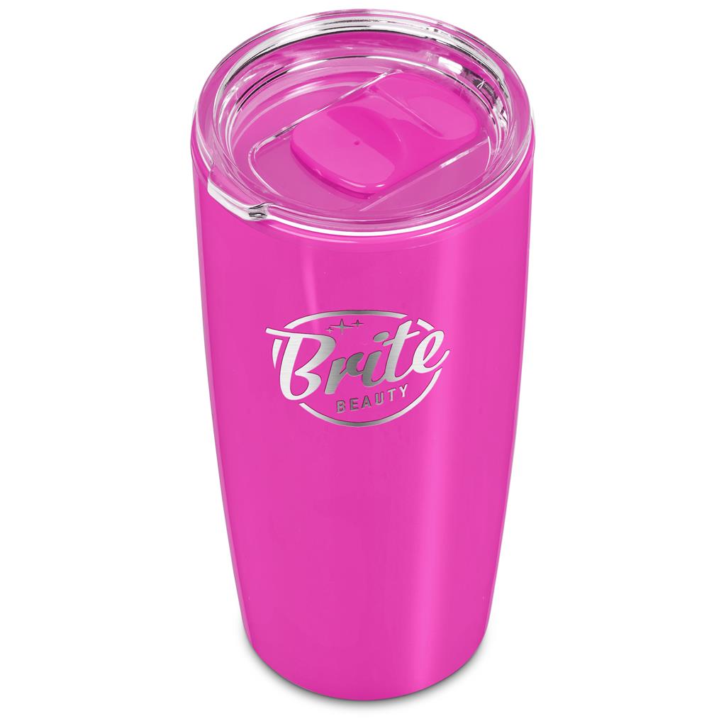 Altitude Daytona Plastic 2-in-1 Double-Wall Tumbler & Straw - 600ml