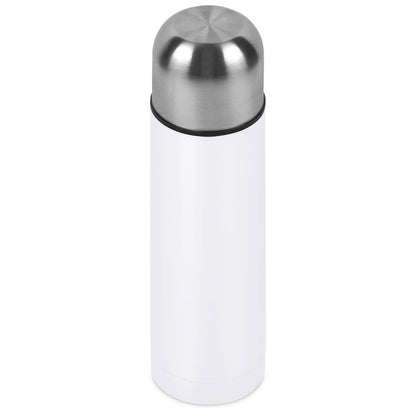 Altitude Alpaca Stainless Steel Vacuum Flask – 500ml - Solid White