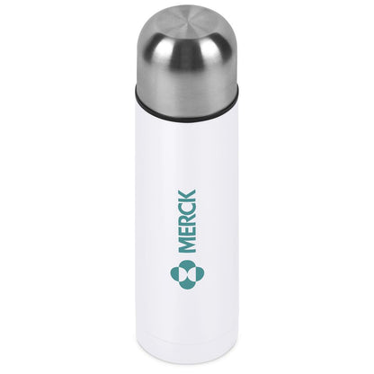 Altitude Alpaca Stainless Steel Vacuum Flask – 500ml - Solid White