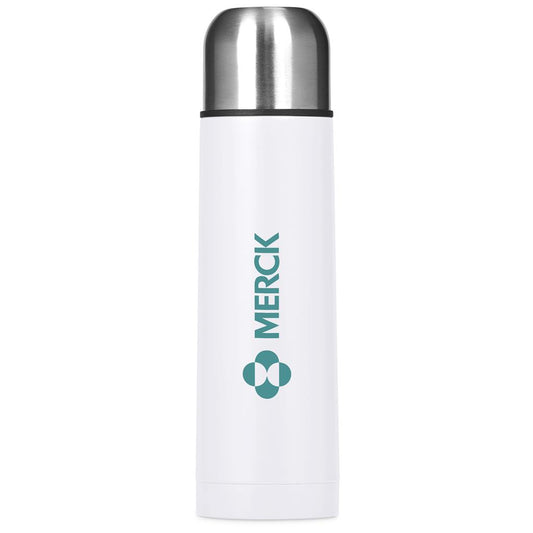 Altitude Alpaca Stainless Steel Vacuum Flask – 500ml - Solid White