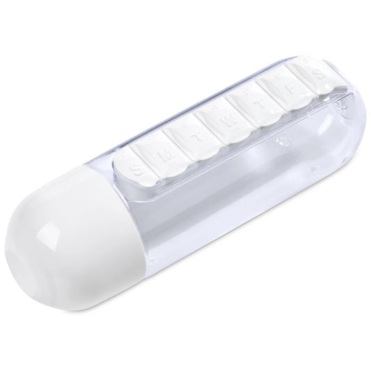 Altitude Vita-Stream Pill Box Plastic Water Bottle - 600ml