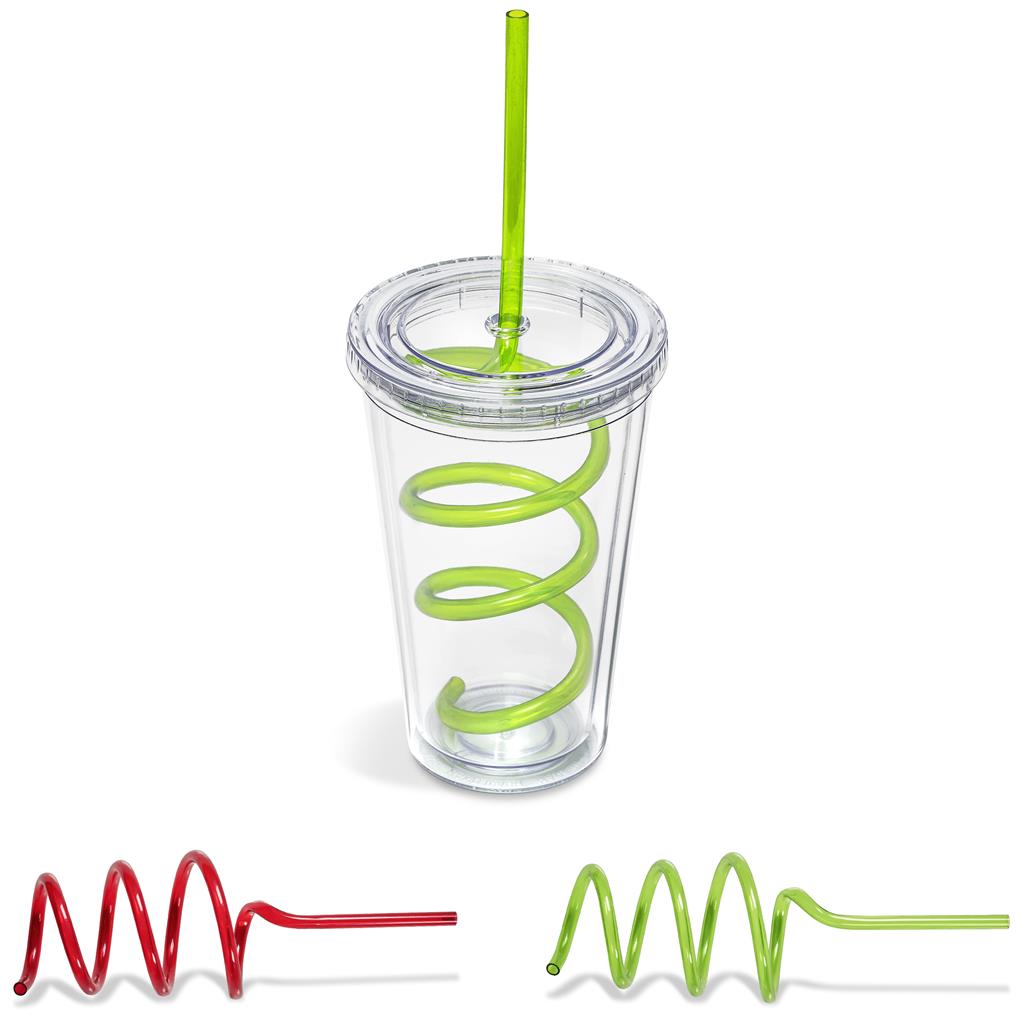 Malibu Tumbler & Twisty Straw Tumbler