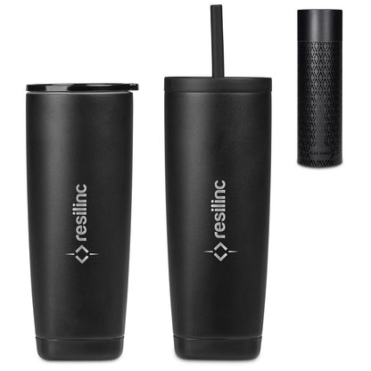 Alex Varga Aurelian Stainless Steel 2-in-1 Vacuum Tumbler & Straw - 530ml