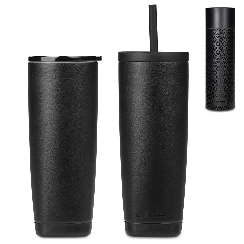 Alex Varga Aurelian Stainless Steel 2-in-1 Vacuum Tumbler & Straw - 530ml