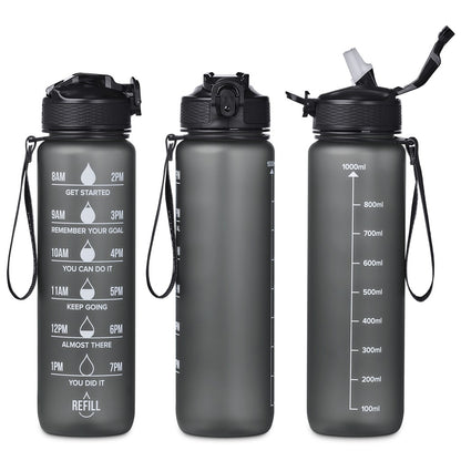 Eva & Elm Neptune Plastic Water Bottle - 1 Litre