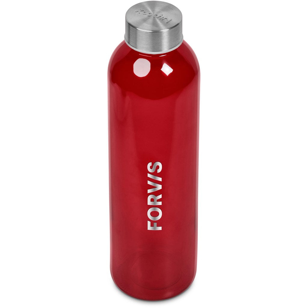 Kooshty Pura Plus Glass Water Bottle – 750ml - Red