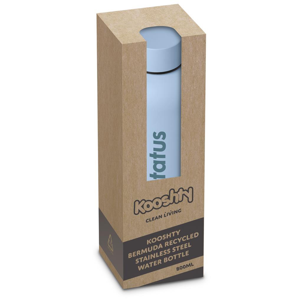 Kooshty Bermuda Recycled Stainless Steel Water Bottle – 800ml