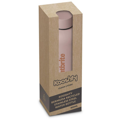 Kooshty Bermuda Recycled Stainless Steel Water Bottle – 800ml