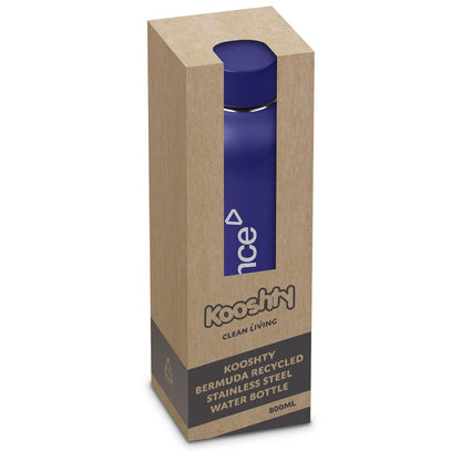 Kooshty Bermuda Recycled Stainless Steel Water Bottle – 800ml