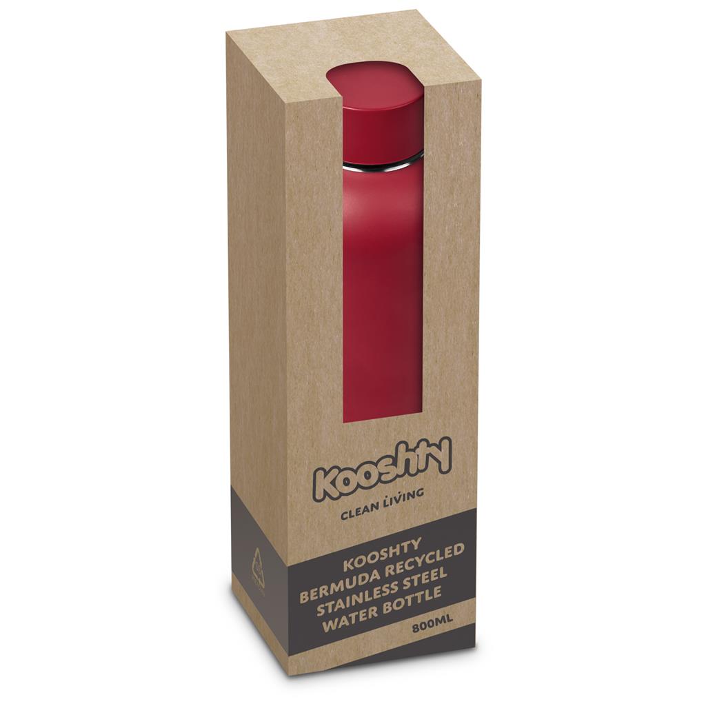 Kooshty Bermuda Recycled Stainless Steel Water Bottle – 800ml