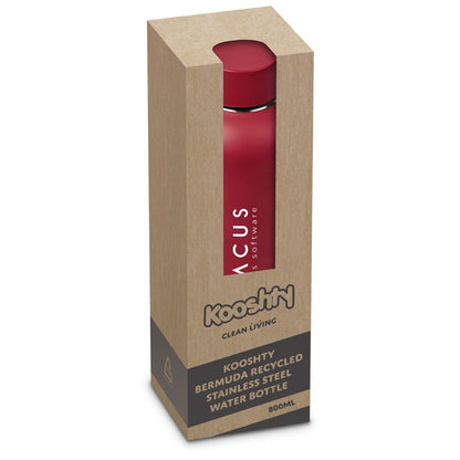 Kooshty Bermuda Recycled Stainless Steel Water Bottle – 800ml