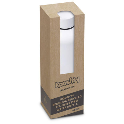 Kooshty Bermuda Recycled Stainless Steel Water Bottle – 800ml