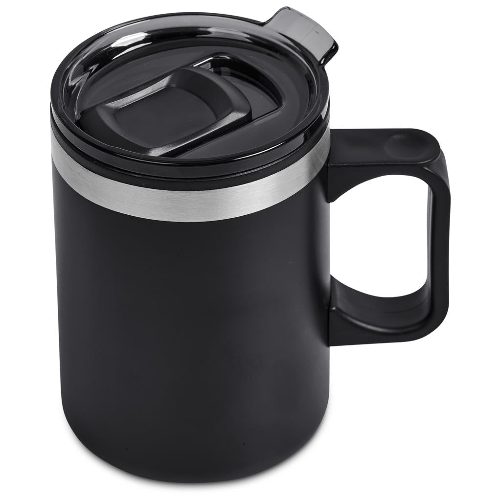 Kooshty Angelo Stainless Steel & Plastic Double-Wall Mug – 360ml