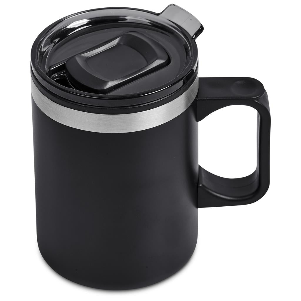 Kooshty Angelo Stainless Steel & Plastic Double-Wall Mug – 360ml