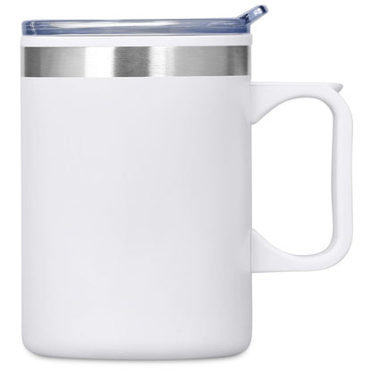 Kooshty Angelo Stainless Steel & Plastic Double-Wall Mug – 360ml