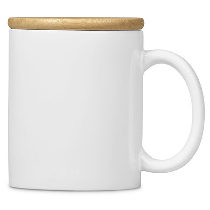 Okiyo Sozo Bamboo & Ceramic Sublimation Coffee Mug - 330ml
