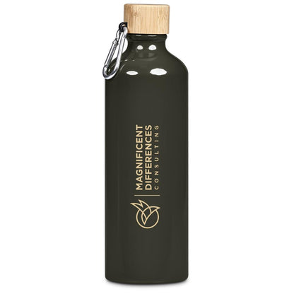 Serendipio Origen Aluminium & Bamboo Water Bottle – 750ml