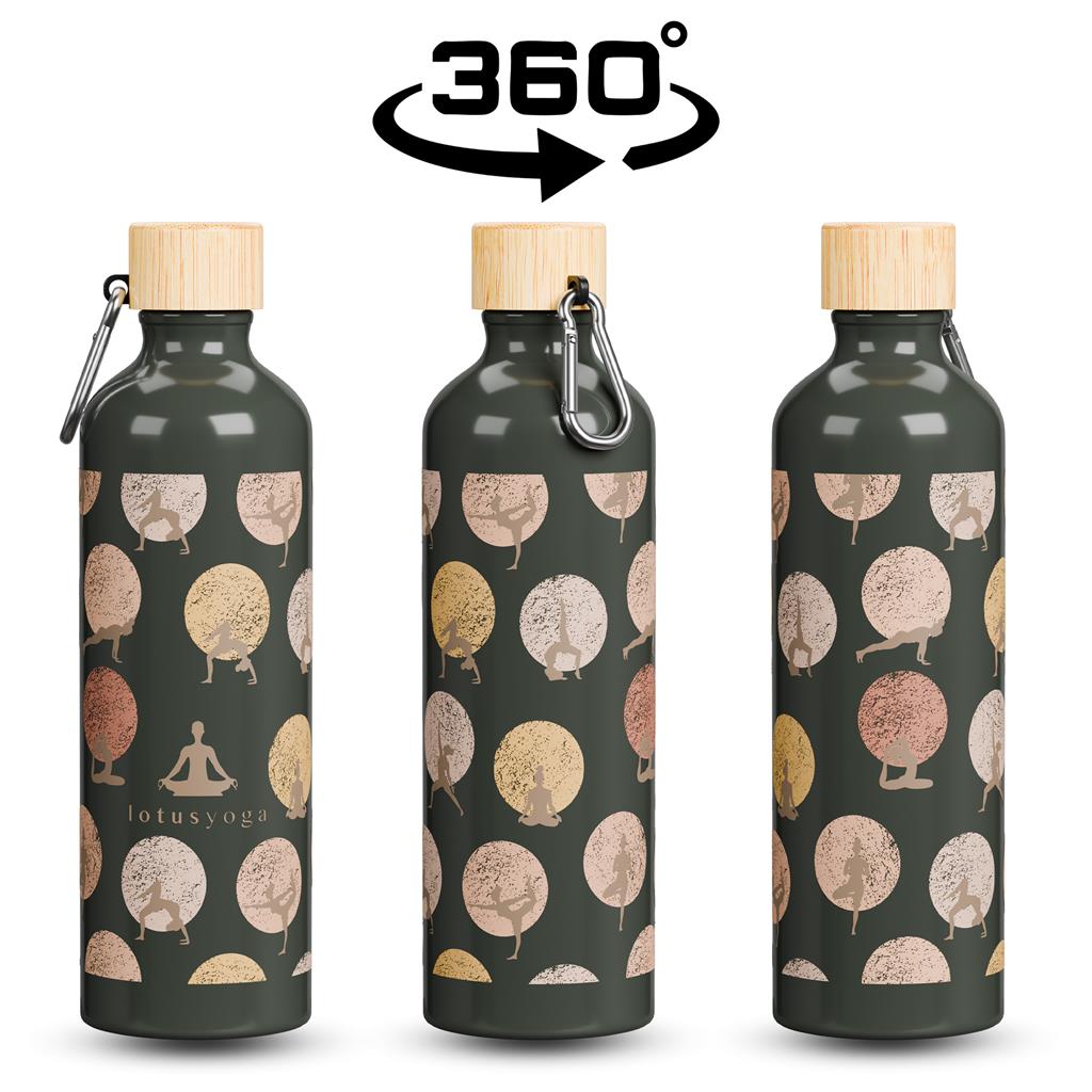 Serendipio Origen Aluminium & Bamboo Water Bottle – 750ml