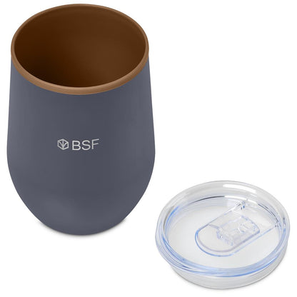Serendipio Ovolo Stainless Steel & Plastic Double-Wall Tumbler – 350ml