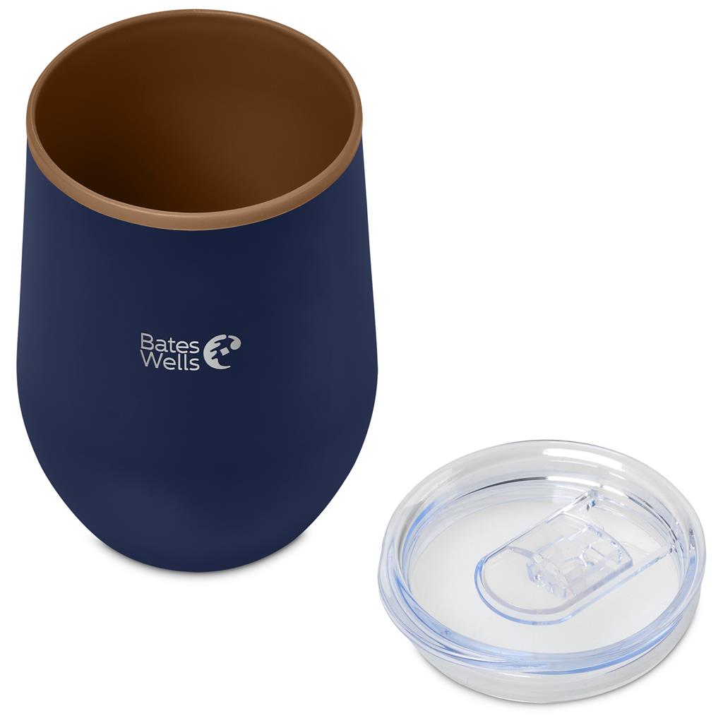 Serendipio Ovolo Stainless Steel & Plastic Double-Wall Tumbler – 350ml