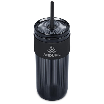 Serendipio Mayfair Plastic Tumbler & Straw – 650ml