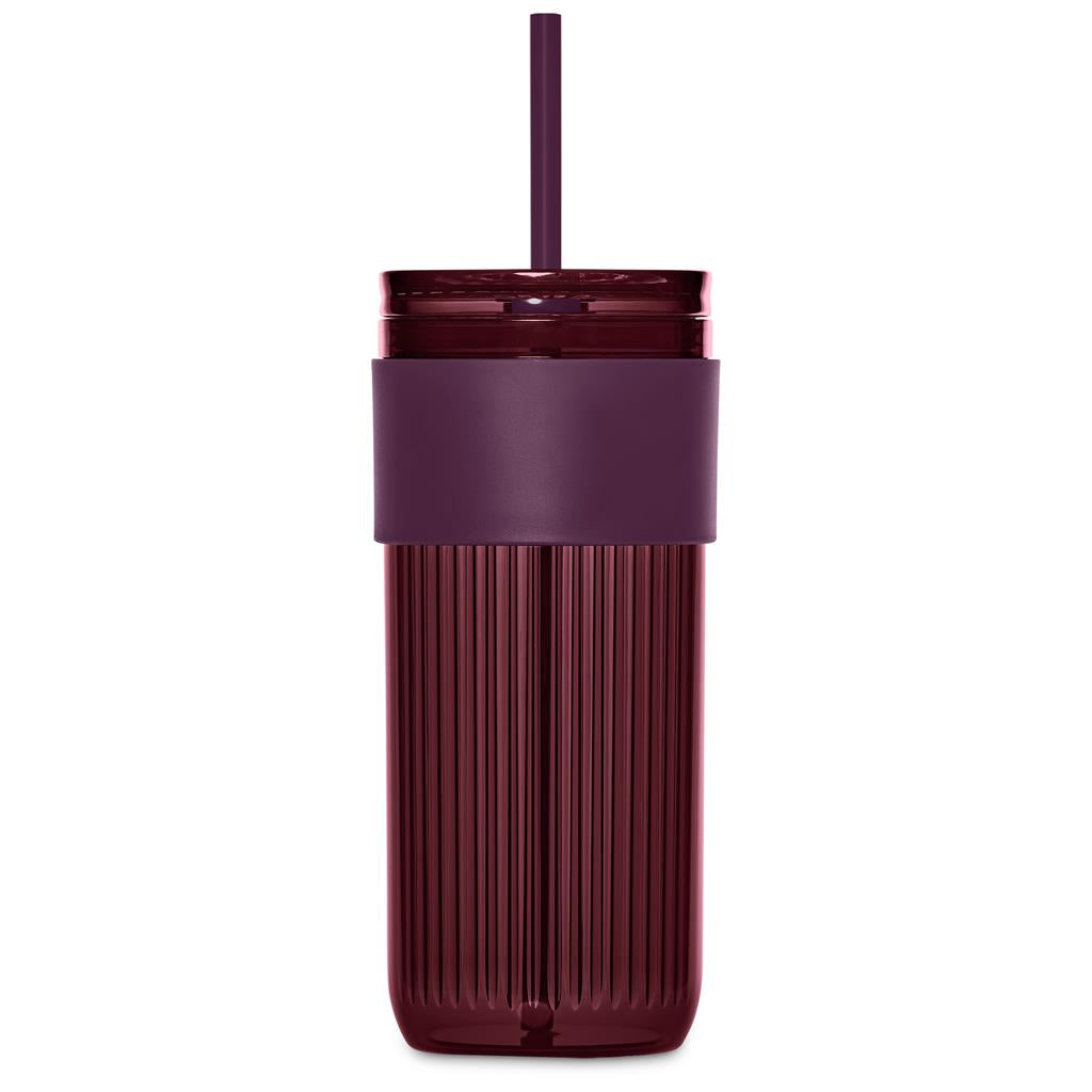 Serendipio Mayfair Plastic Tumbler & Straw – 650ml