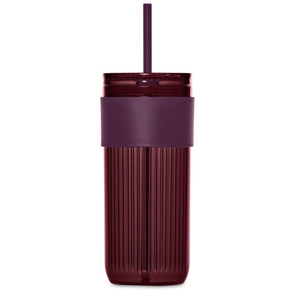 Serendipio Mayfair Plastic Tumbler & Straw – 650ml