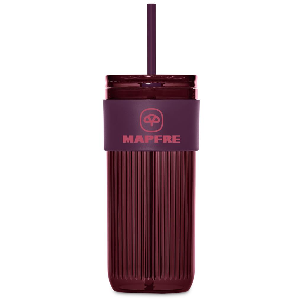 Serendipio Mayfair Plastic Tumbler & Straw – 650ml