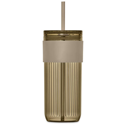 Serendipio Mayfair Plastic Tumbler & Straw – 650ml