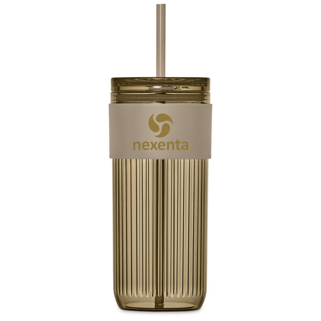 Serendipio Mayfair Plastic Tumbler & Straw – 650ml