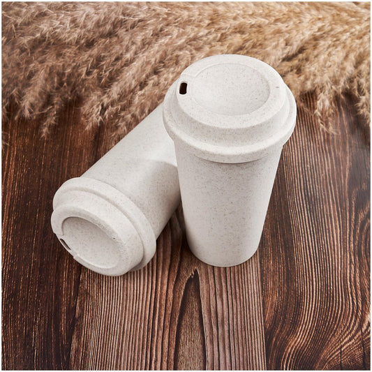 Okiyo Katagi Wheat Straw Double-Wall Tumbler – 450ml
