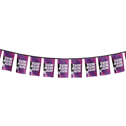 Sublimated Single-Sided Polyester Rectangle Bunting - 10m