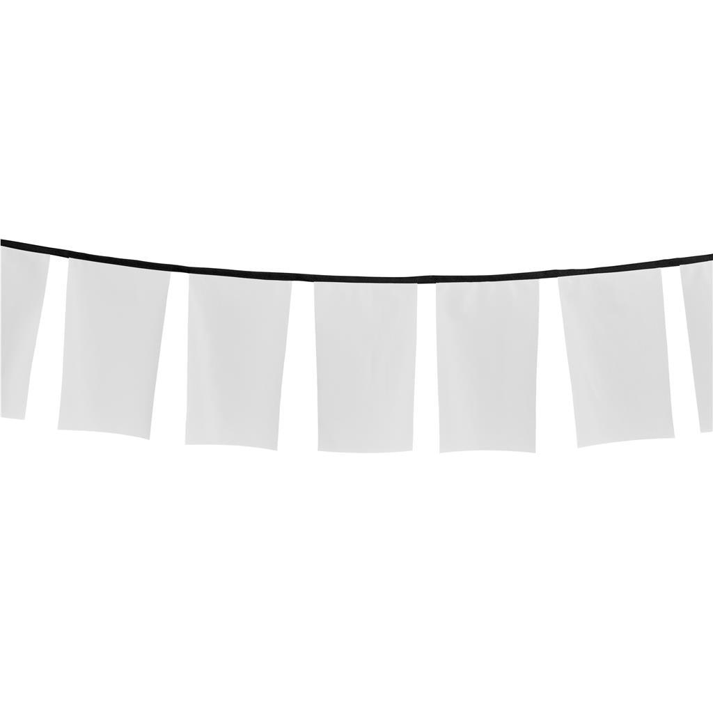 Sublimated Single-Sided Polyester Rectangle Bunting - 10m