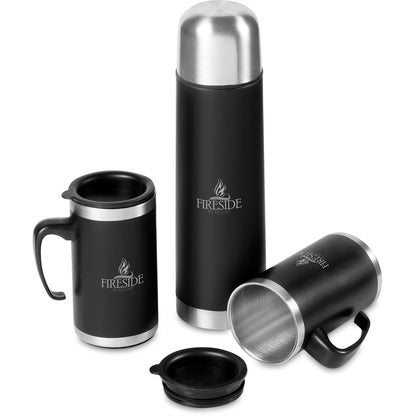 Altitude Cardinal Stainless Steel Vacuum Flask & Mug Set