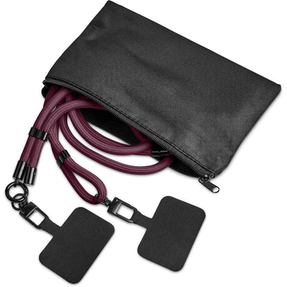 Altitude Fusion Crossbody & Wrist Phone Strap Set in Pouch