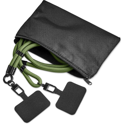 Altitude Fusion Crossbody & Wrist Phone Strap Set in Pouch