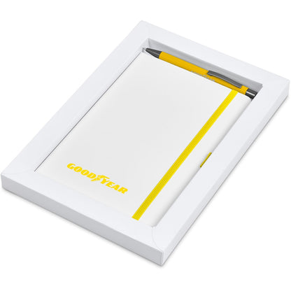 Duncan Notebook & Pen Set - Yellow
