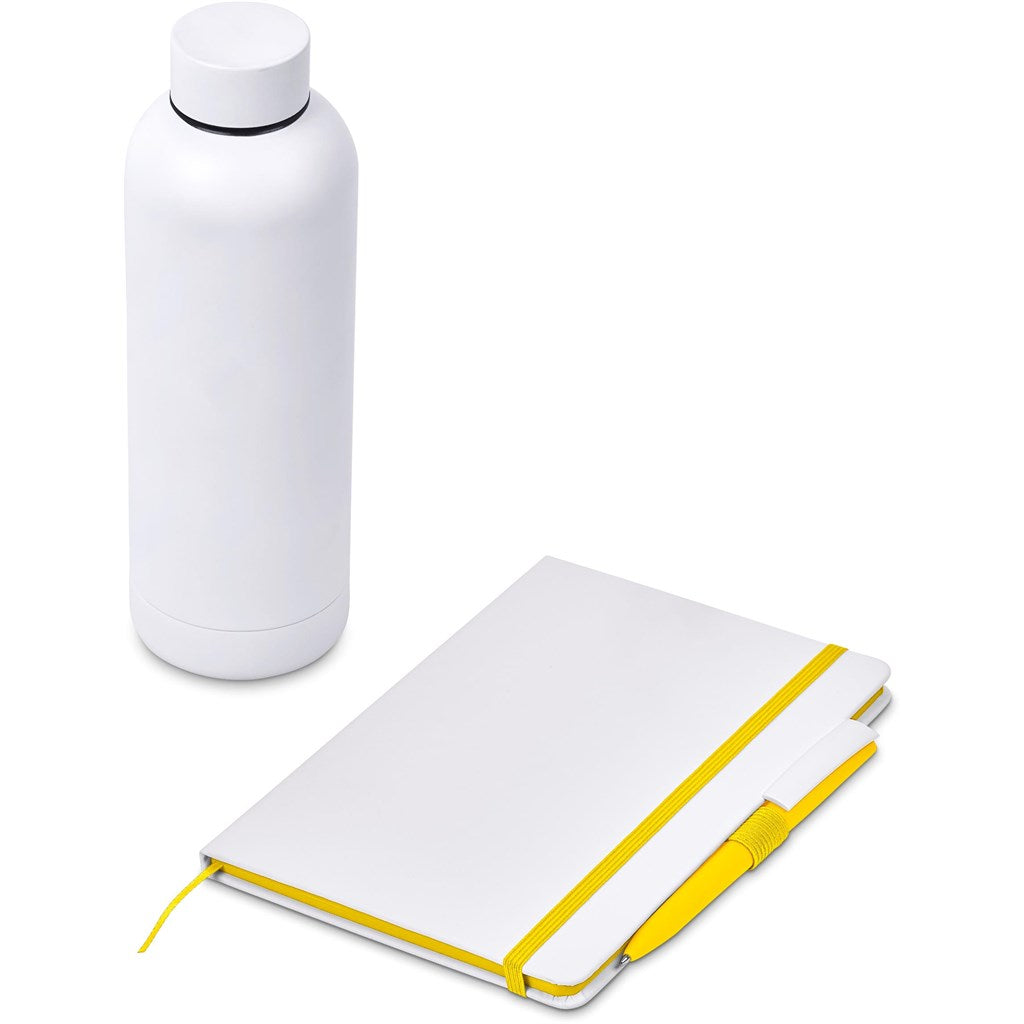 Clark White Gift Set - Yellow