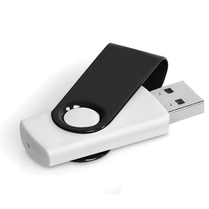 Axis Gyro White Flash Drive - 32GB