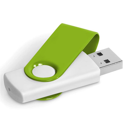 Axis Gyro White Flash Drive - 32GB