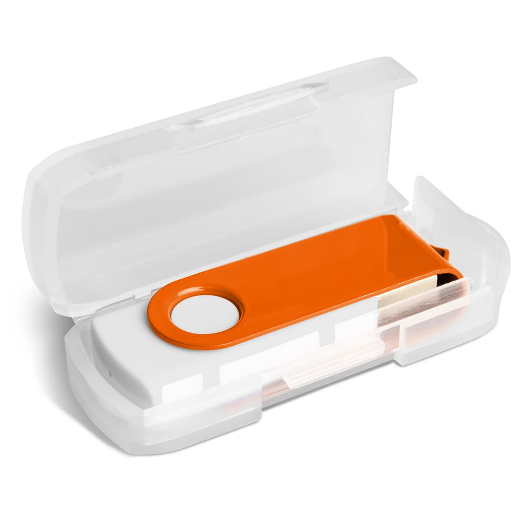 Axis Gyro White Flash Drive - 32GB