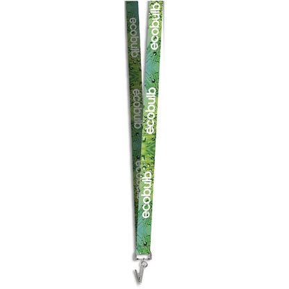 Altitude Crocodile Clip Double-Sided Sublimation Satin Lanyard