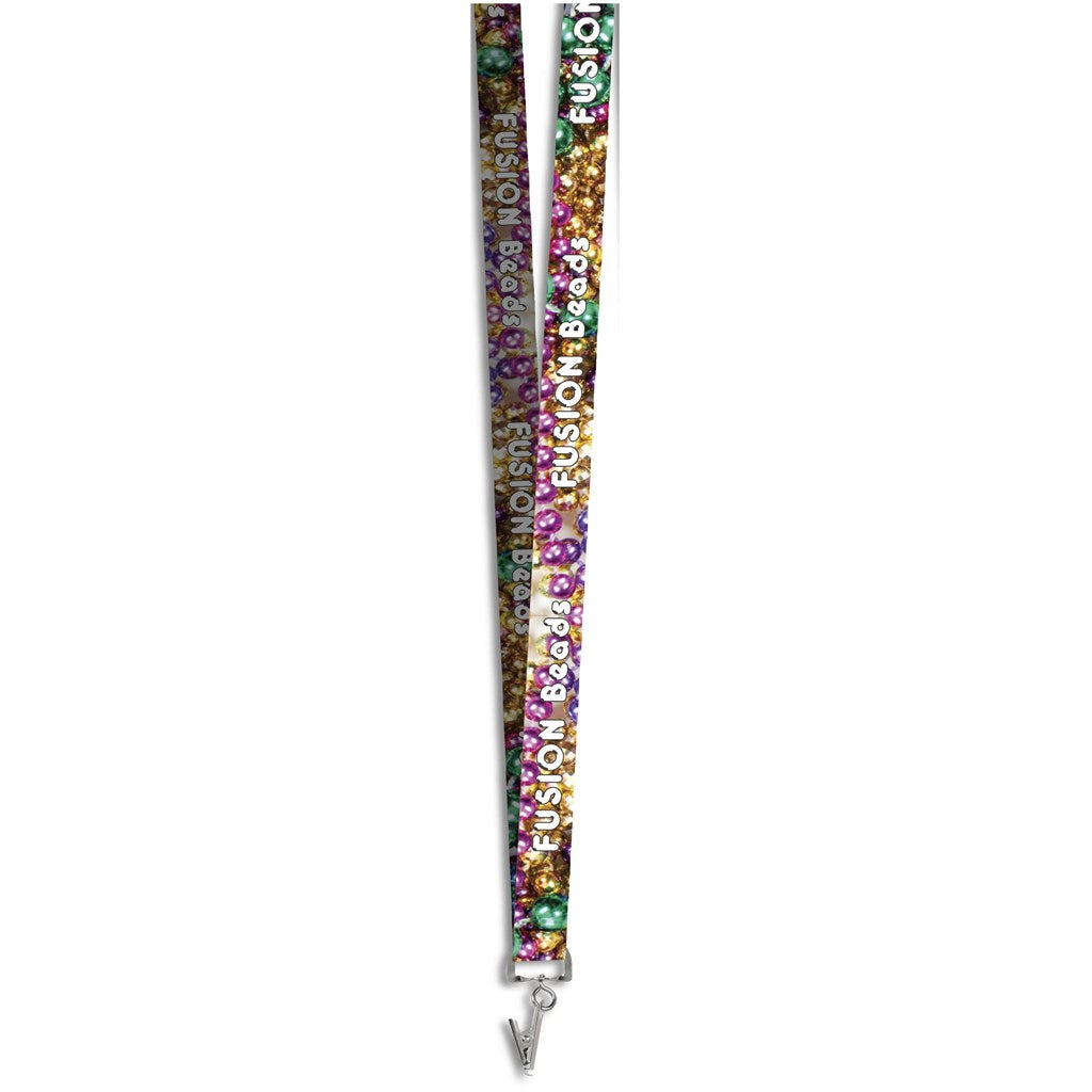 Altitude Crocodile Clip Double-Sided Sublimation Satin Lanyard