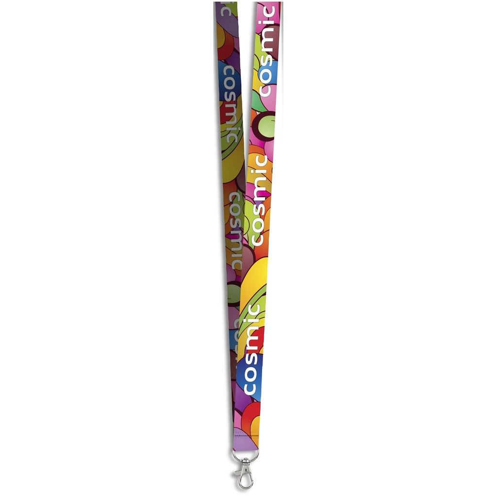 Altitude Snap Hook Clip Double-Sided Sublimation Satin Lanyard