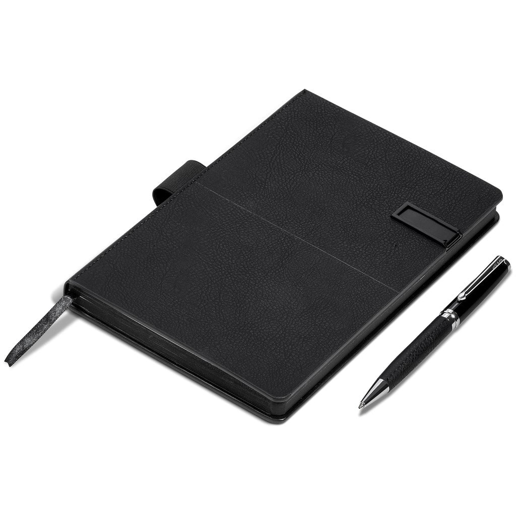 Alex Varga Corinthia Flash Drive Notebook & Pen Set - 32GB